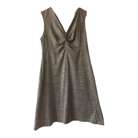 Eddie Bauer Dresses & Skirts - Eddie Bauer Casual Summer Gray and White Sleeveless Tank Dress Size Medium